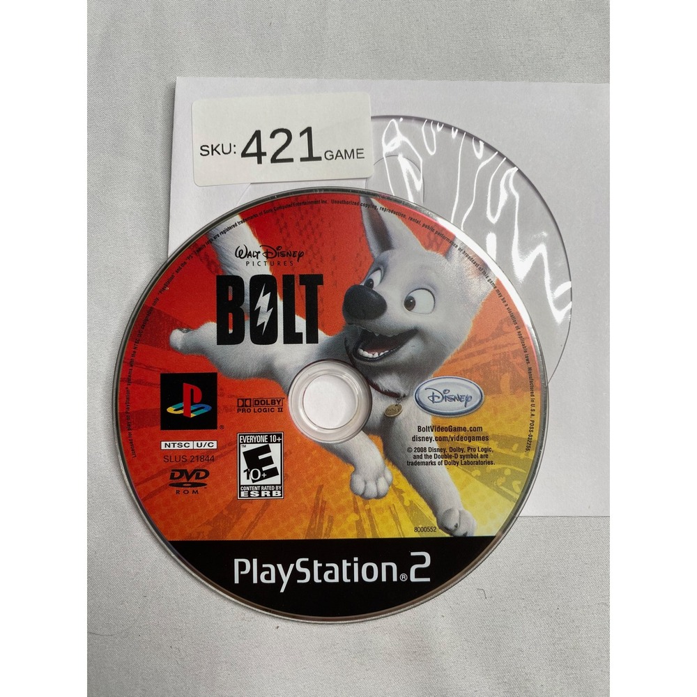 Disney Bolt Sony PlayStation 2 PS2 Game Disc Only